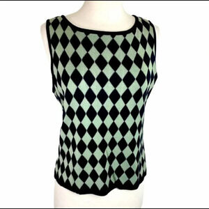 Andrea‎ Viccaro MP green/black checkered top